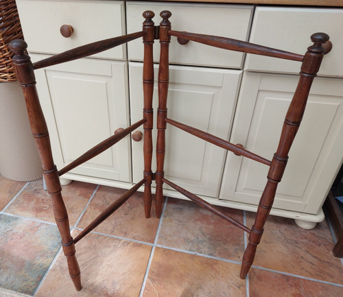 Antique pitch pine folding