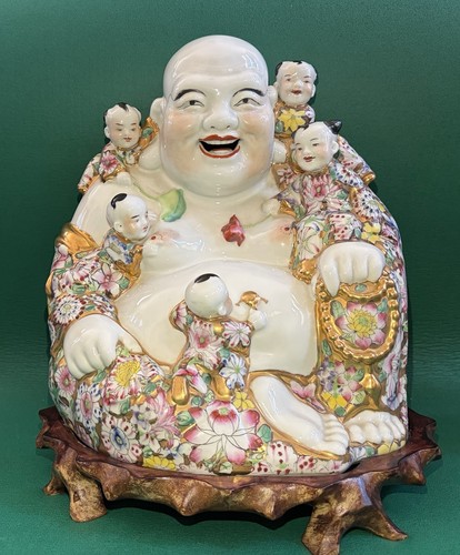 Vtg chinese buddha - 12",