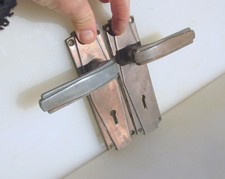Vintage Metal Lever Door