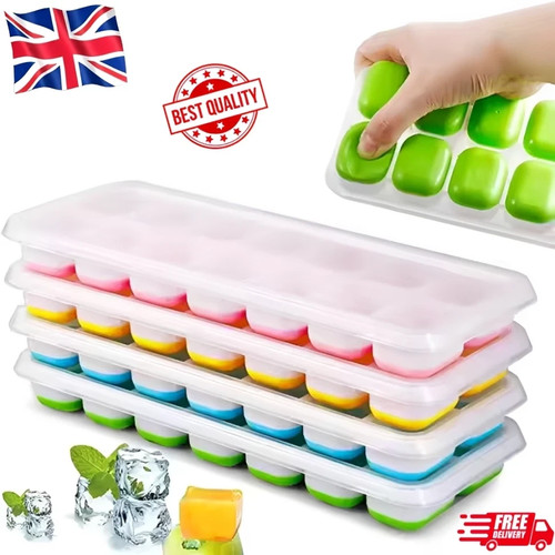 Silicone ice cube trays - cube,