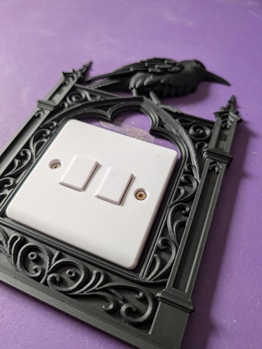 Raven light switch frame