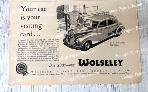 Wolseley six eighty car - wolseley,