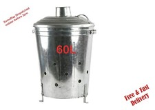 60Litre 60L Galvanised Metal