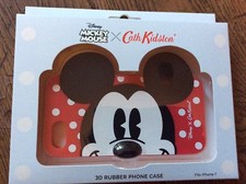 BNIB New Cath Kidston Disney Mickey Mouse 3D Rubber Phone Case iPhone 7