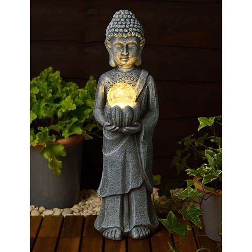 Standing buddha with solar - buddha,