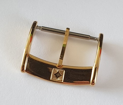 Zenith 18mm gold buckle - gold,