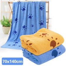 Super Absorbent Pet Dog Bath Towels Microfibre Large Size Dog Grooming Towel