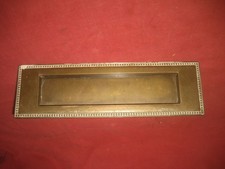 Vintage brass letter box rope