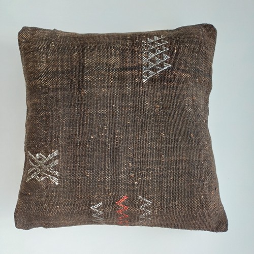Moroccan cactus silk cushion - moroccan,