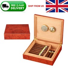 30CT Cigar Humidor Case Cedar