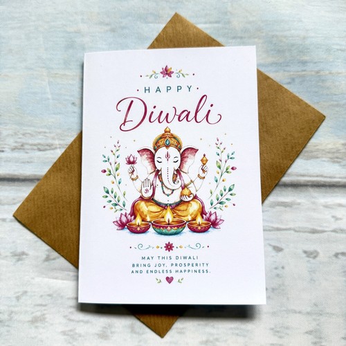 Happy diwali greeting card - diwali,