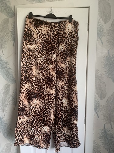 Summer animal print wide leg - animal,