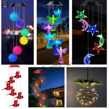 Solar Wind Chime Lights LED