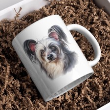 Chinese Crested Dog 11oz White
