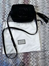 Gucci Soho Disco Bag Black Calfskin Leather Bag 
