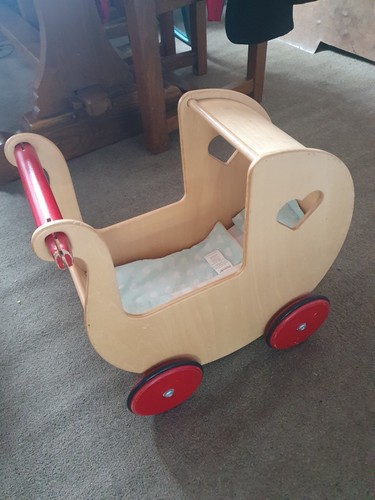 Moover wooden dolls pram - dolls,