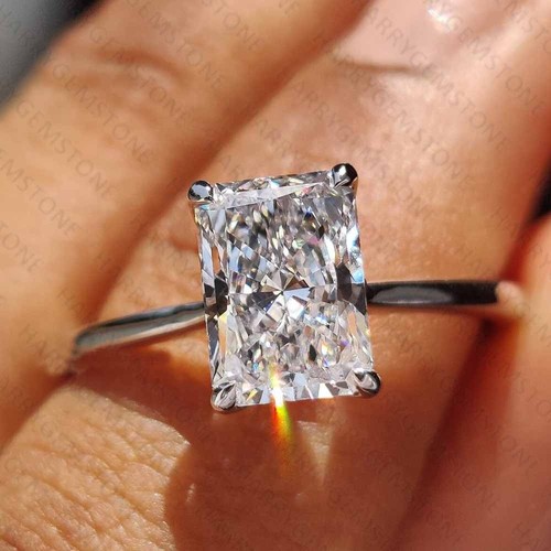 Radiant cut moissanite - radiant,