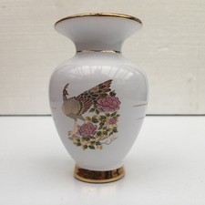 White Greek Vase With Peacock