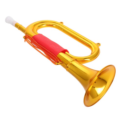 Reusable plastic trumpet toy - plastic,