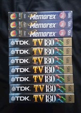 10 E180 BLANK VHS Video