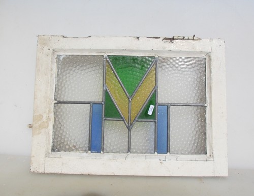 Antique stained glass window - antique,