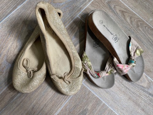 Pair shoes pumps sandals - pumps,