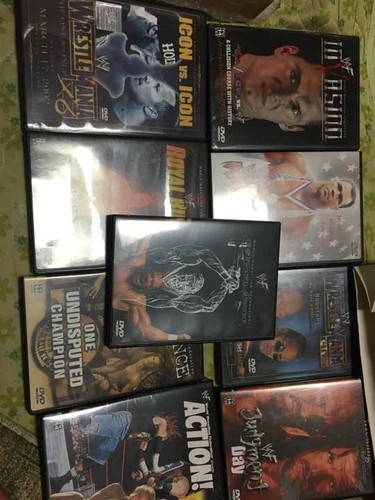Wwf wwe dvd lot set - wwf,