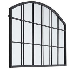 Large Window Style Wall Mirror Home Decor Rustic Art Room Hallway Arch Mirrors