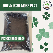 100% IRISH MOSS PEAT - Professional Grade. Various Volumes Available/Free Post