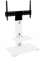 AVF Column Mount Up to 65 Inch TV Stand - White