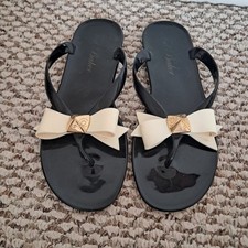 Ted Baker Sandals Flip Flops Women's UK 5 US 7 Bowtie Jelly Classic Designer