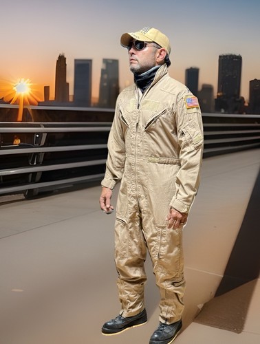 Military flyers flight suit - us,