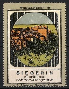 Advertising stamp granada - advertising,