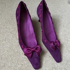 Cefalu Purple Court Shoes with