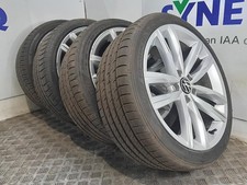 Set Of Genuine 18 Inch VOLKSWAGEN GOLF CADDY SCIROCCO Alloy Wheels & Tyres 5x112