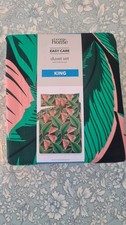 ASDA Jungle Leaves reversible kingsize duvet set in green