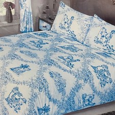 Toile De Jouy Blue Duvet Cover