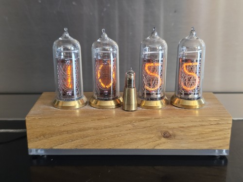 Handmade retro nixie - retro, clock