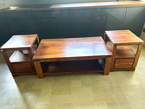 Solid wood coffee - solid,