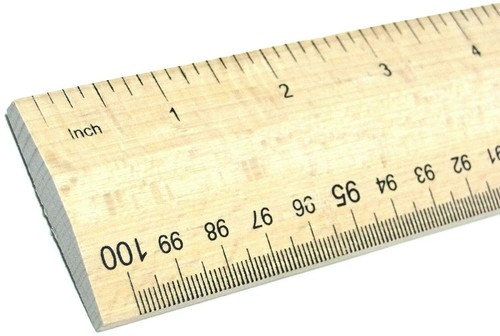 Wooden rule meter yard stick - wooden,