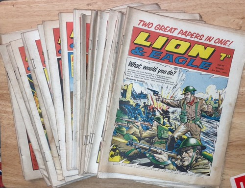 Lion and eagle comics - and,