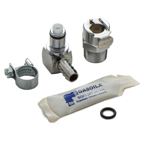 Quick disconnect gas hose - disconnect,