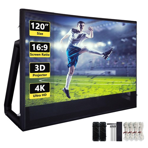 Inflatable projector screen - projector,