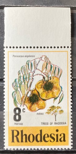 Rhodesia 1976 trees - rhodesia, 8c