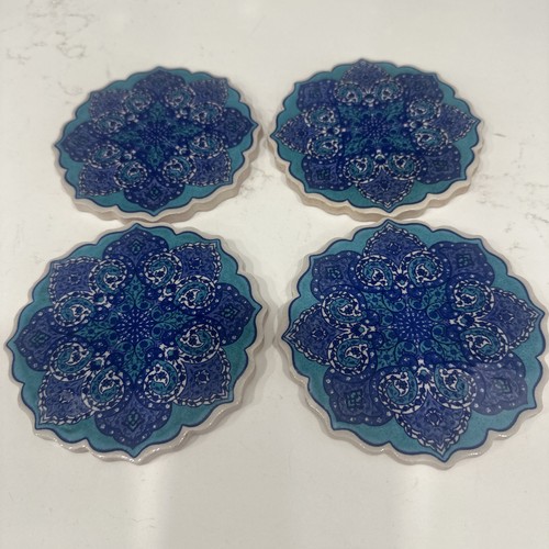 Blue ceramic drink - 4,