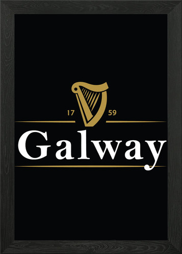 Galway guiness framed wall - framed,