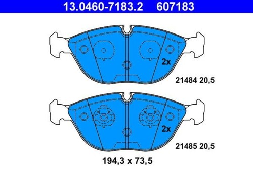 Disc brake pad - set, ate