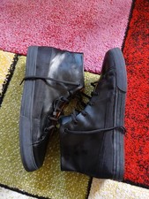 Zara Faux Leather High Top