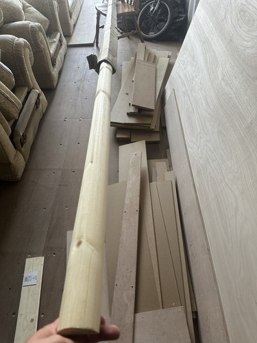 55mm mopstick pine - 3.6m,