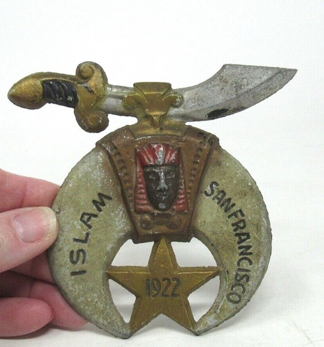 Vtg shriner islam medallion - islam,